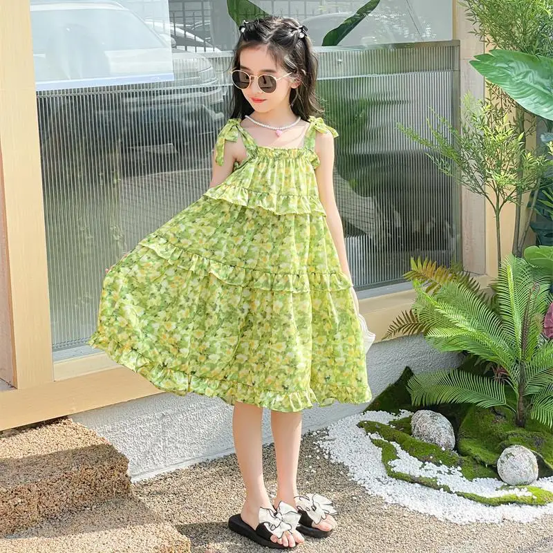 

Girls Party Dresses Spring New Childrens Fashionable Long-sleeved Princess Dress Autumn Girl Casual Dresses 6 8 10 12 Years Old