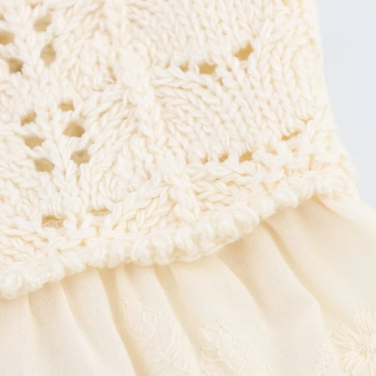 Dames Borduurwerk Patchwork midi-jurk Mouwloos Rugloos Sexy Strand Stijl Losse mid-taille Veterjurk Zomer Nieuwe Vrouwelijke Chique Jurk