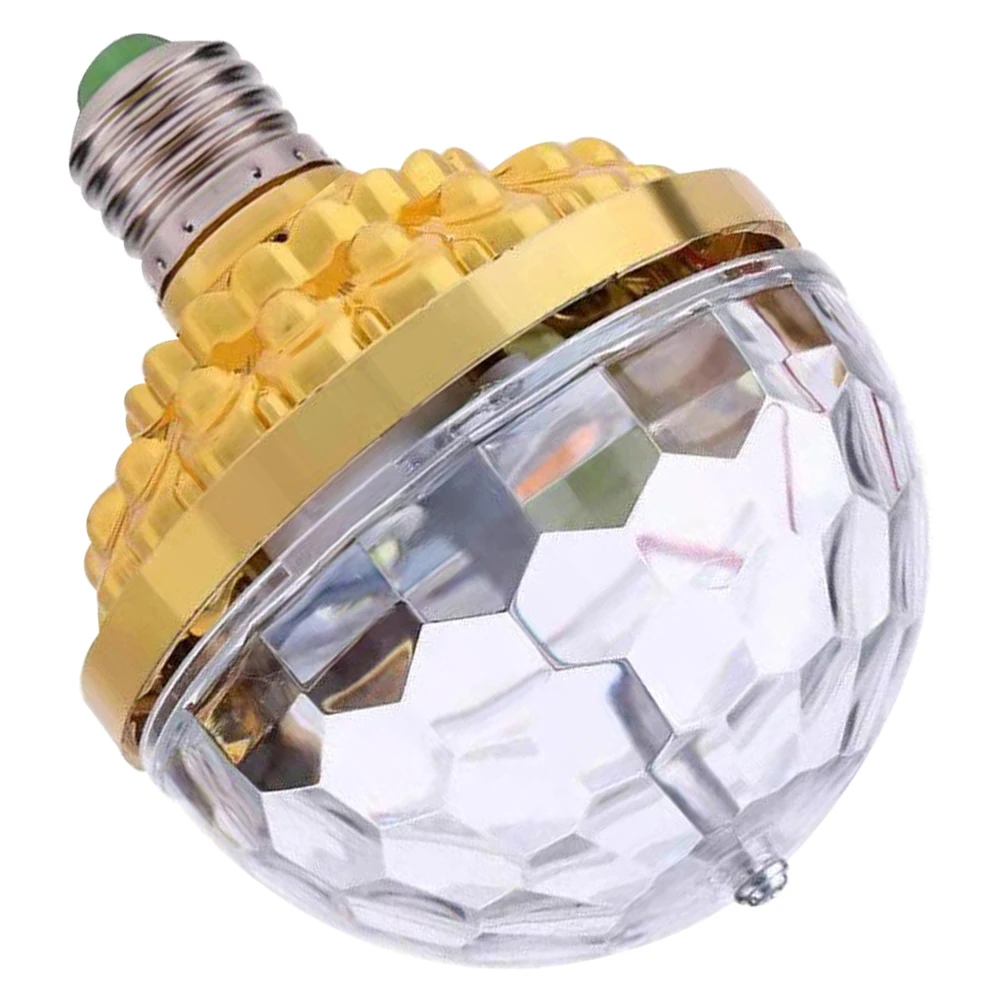 

Colorful Rotating Ball Light Party Decorative Led Bulb E27 Socket Disco Strobe Lamp For Dance Clubs Home Celebrations Ambient
