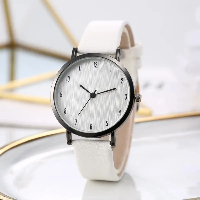 New Watch for Women Dress Romantic Bracelet WristWatch Fashion Ladies Leather Quartz Watch Clock Women Montre Femme Reloj Mujer