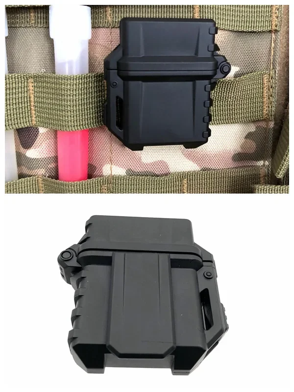 Tactical Lighter Shell Storage Case Lighter Container Organizer Holder for Zippo Inner Tank Outdoor Camping Survival Tool