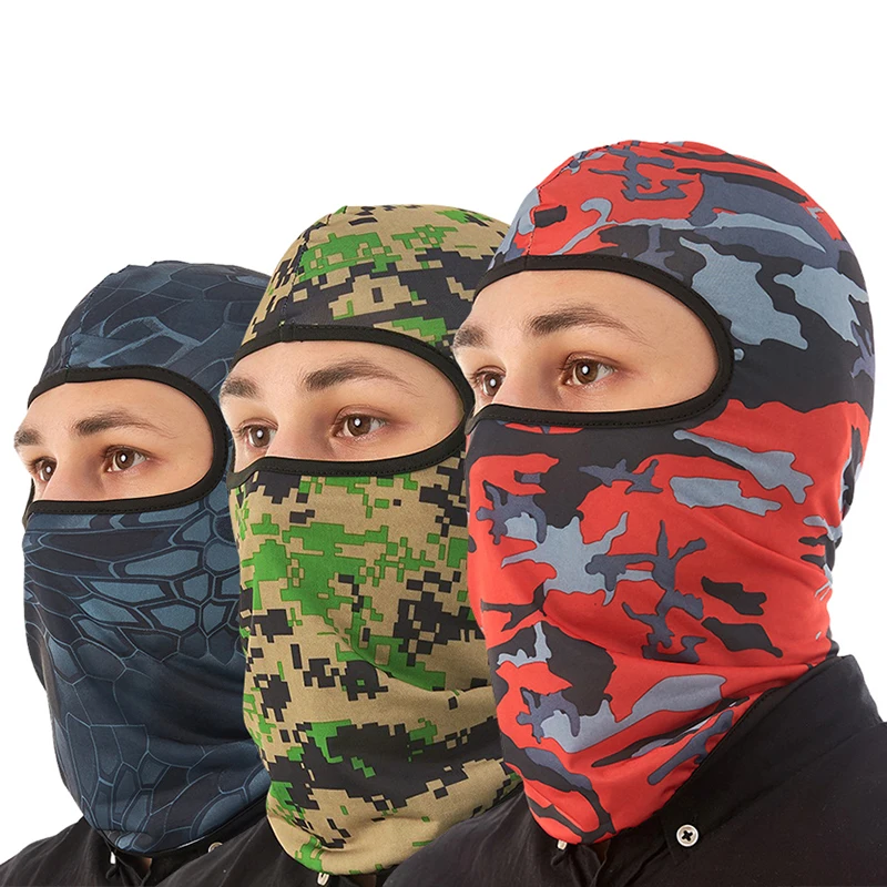 Men Balaclava Quick Dry Lycra Ski Neck Summer Sun Ultra UV Protection Motorcycle Mask Cycling Full Cover Face Mask Hat Bicycle