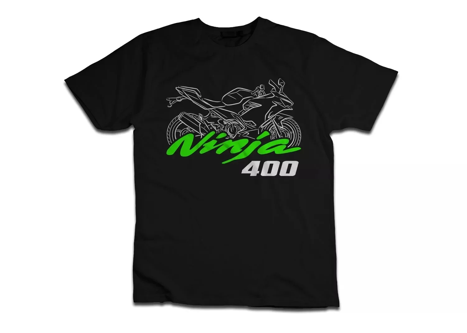 

2025 Men T Shirt Casual new Ninja 400 2018-2025 - Motorcycle T-Shirt for Riders Summer Short Sleeves 100% Cotton S-3XL