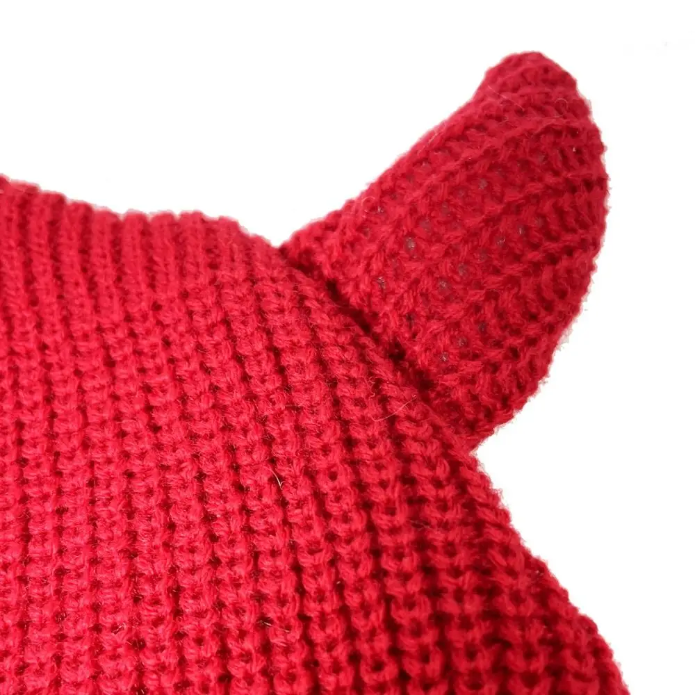Pullover Hat Horns … - image