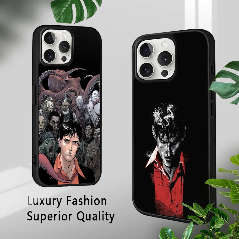 Comics D-Dylan Dog Phone Case For iPhone 16 15 14 13 12 11 Pro Xs Max Mini Plus Celulares Hard Funda