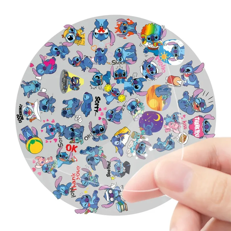 

Disney Lilo & Stitch Stickers Anime Figures Personal UV Transfer Waterproof Stickers Phone Insulation Cup Laptop DIY Decoration