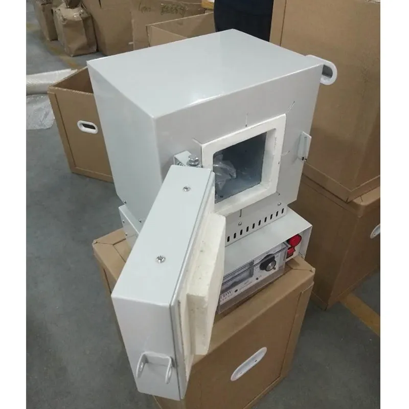 Laboratory Small Electric Furnace Dental Burnout Furnace 1.5KW Enclosed Ceramic Fiber Muffle Furnace Laboratory 1000℃