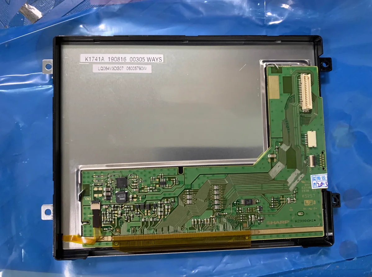 Original 6 Inch LCD Screen Display Panel LQ064V3DG07 Repair Replacement