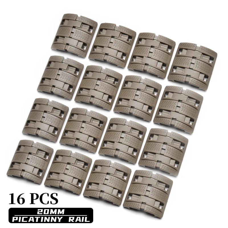 Taktisches Handstopp-Kit XTM Enhanced Rail Panels für 20 mm Picatinny Mlok Keymod kompatibel AR15 M4 Airsoft 4-teiliges Set BCM