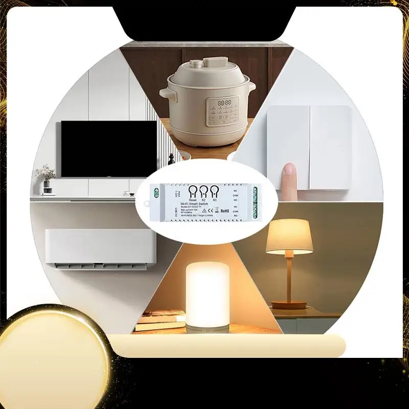 

2CH Tuya Wifi Smart Switch 7-32V USB 5V 2.4G Wifi Smartlife Home Automation Module For Alexa Google Home IFTT