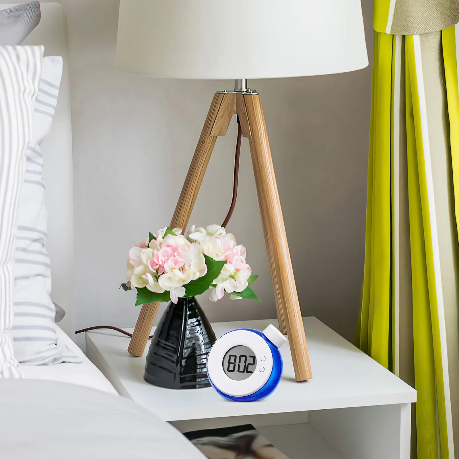 

Energy Led Display Jar No Required Blue Long Lasting Eco Friendly Water Powered Clock Add Water Or Perfume Home Decor