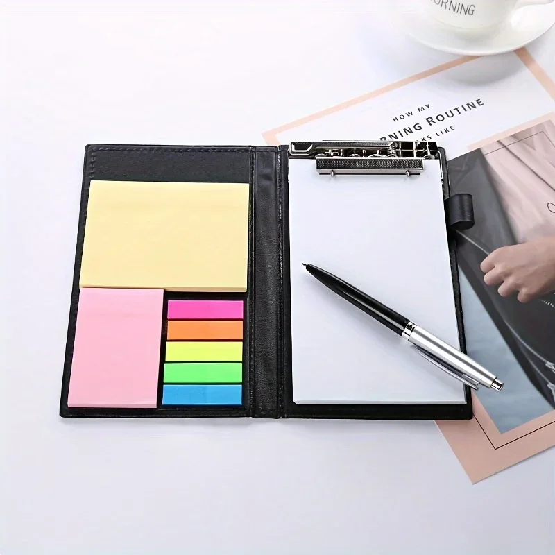 1pc Upgrade Your Office with this Stylish Business Post-It Kit and Pen Combo!