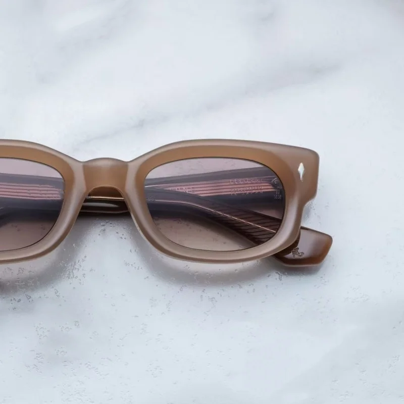 نظارات شمسية مصنوعة يدويًا من الأسيتات عالية الجودة لكل من الرجال والنساء، UV400 خارجي عصري وفردي #5