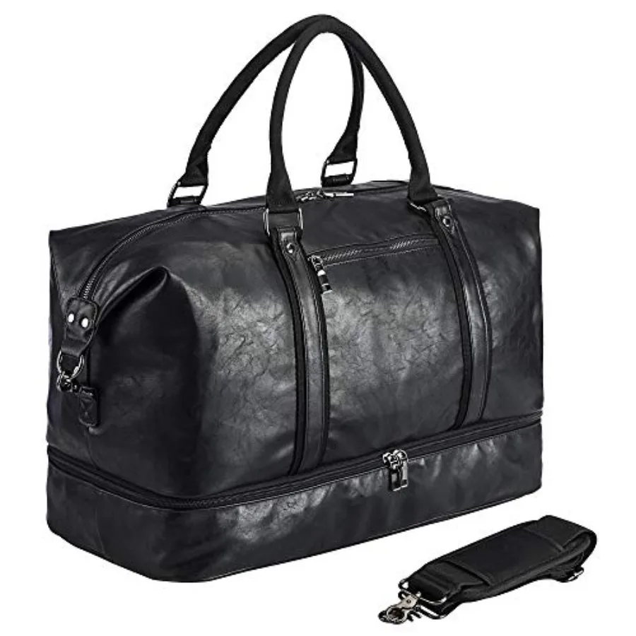 Weekender Overnight Bag Carry On Bag Travel Bag with Shoe Pouch
