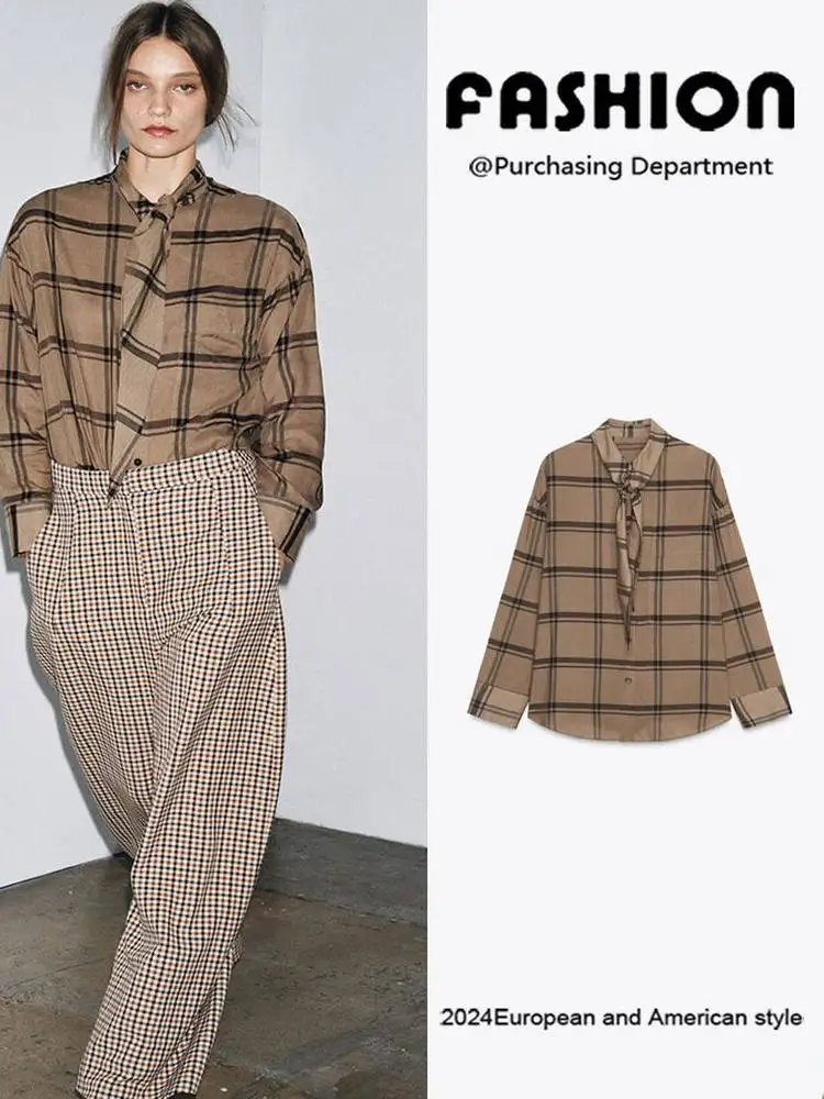 خريف جديد وصول المرأة عادية منقوشة طويلة Sve وشاح طوق irt مريحة تنوعا Faionable الصينية Sle الملابس