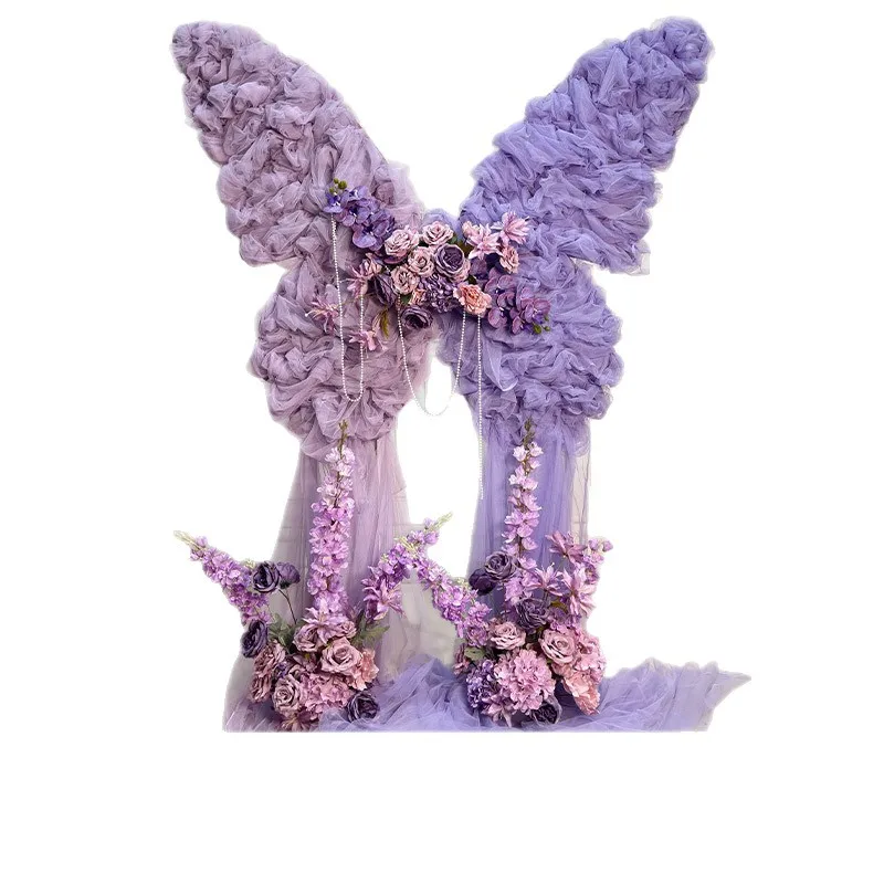 

Yarn butterfly kt board marriage proposal birthday scene arrangement simulation flower