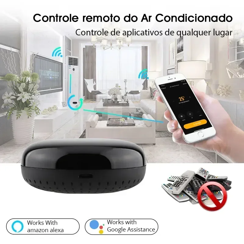 MOES Tuya WiFi IR Remote Control for Air Conditioner TV Smart Home Infrared Universal Remote Controller For Alexa Google Home