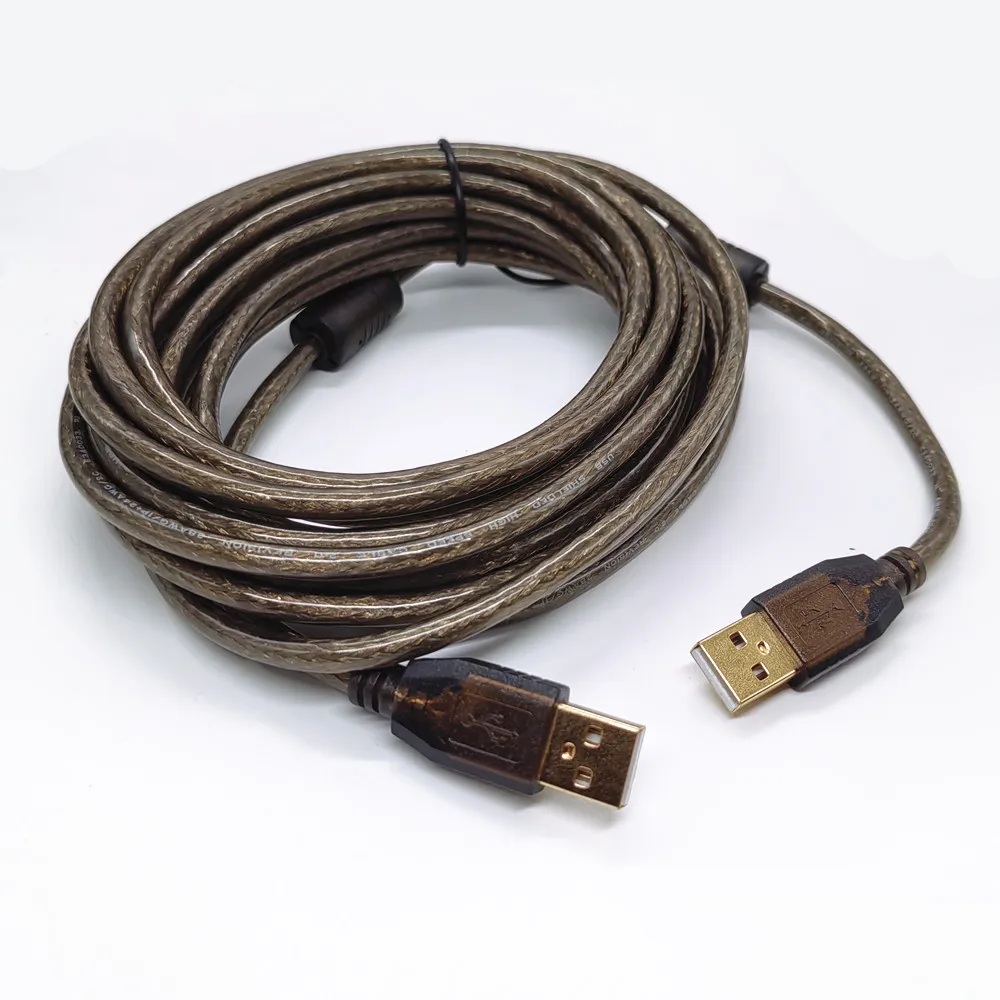 

5 м, 10 м, 15 м, 20 м, USB-кабель «папа-мама», удлинительный кабель USB 2,0, высокоскоростной провод, разъем адаптера передачи данных, новый