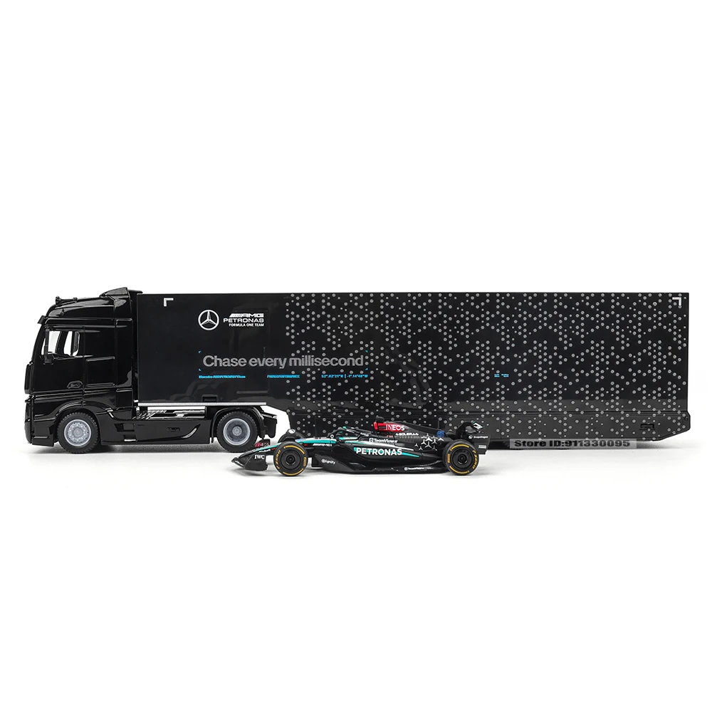 Bburago 1:43 2024 F1 M Mercedes-AMG F1 W15 مجموعة هولر # 63 جورجروسل فيراري SF24 سلسلة ألعاب نموذج سيارة فاخرة مصنوعة من خليط معدني
