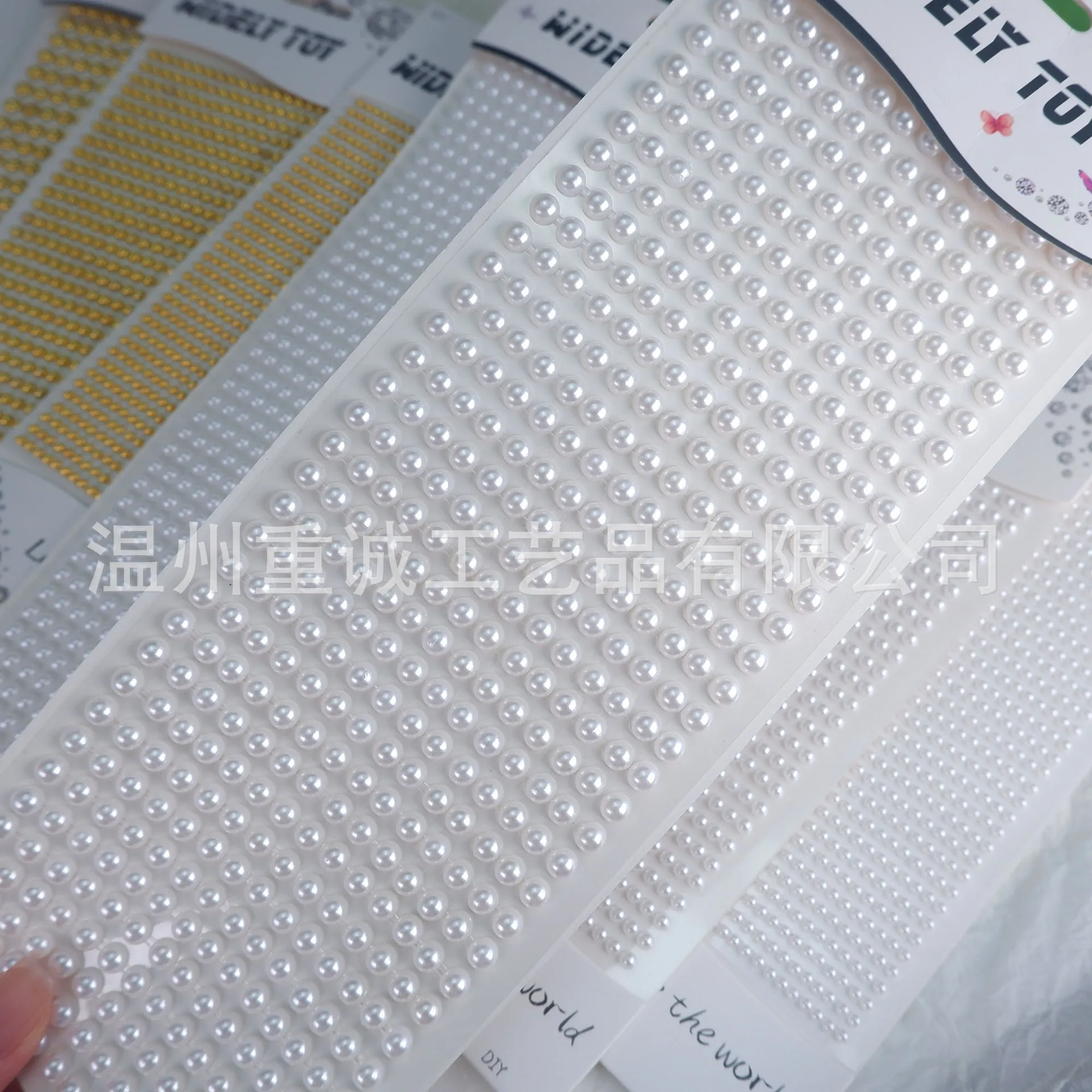 Hot Selling Pearl Face Gems Stickers Self Adhesive Waterproof Rhinestones for EDM Festival Party Makeup Nail Art Decor view 6
