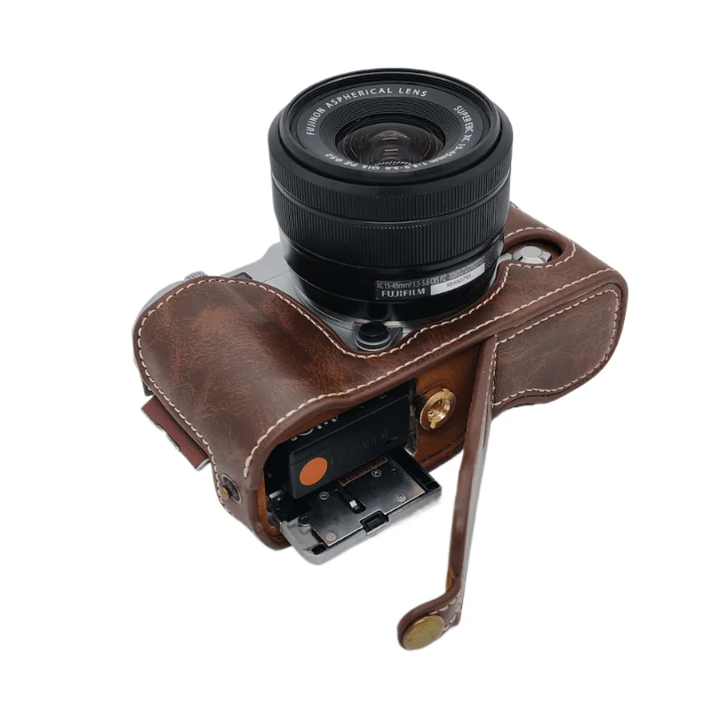 Camera Case Bag Half Body Set PU Leather Cover for FujiFilm Fuji X-M1 X-A1 X-A2 XM1 XA1 XA2 XA3 XA5 XA7