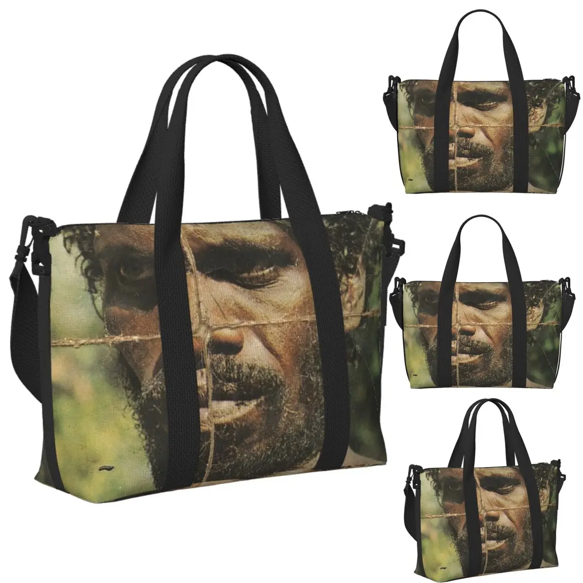

Custom Death Grips Exmilitary Beach Travel Bag Large Capacity Tote Bags for Gym Yoga Women Shopping Duffle Shoulder Bag