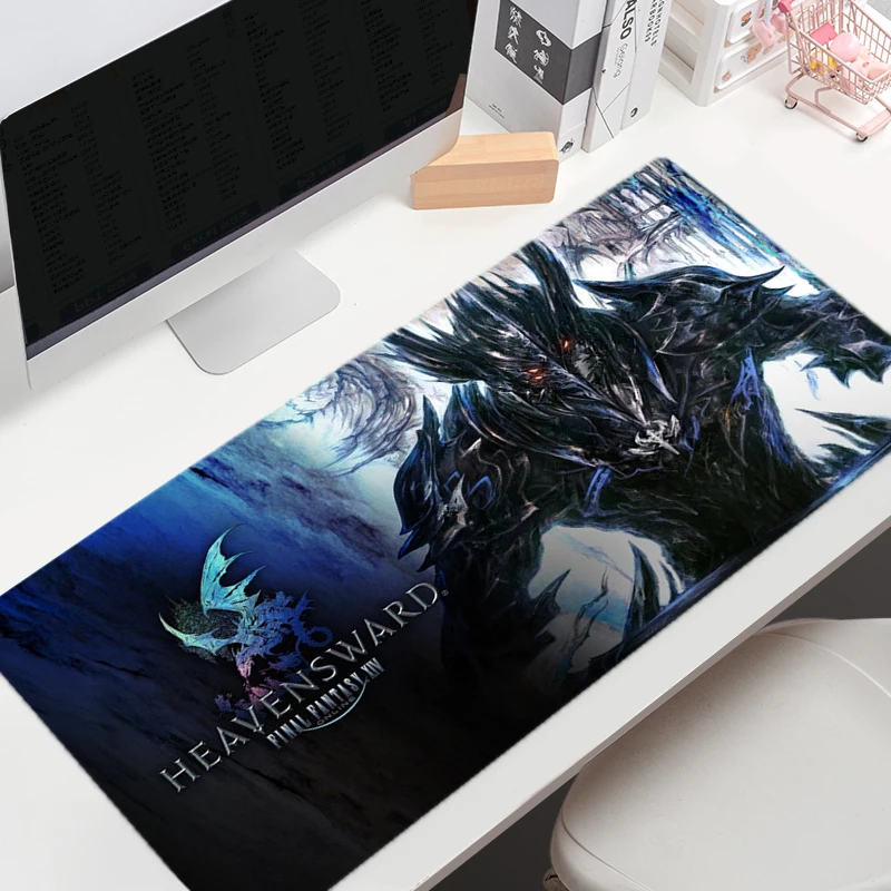 Large Mouse Pad Gamer Final Fantasy XIV Gaming Mousepad Company Keyboard Mouse Mats Carpet Computer Anti-Slip Table Desk Mat