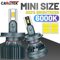 P8 MINI 60W H7 Led Headlight Bulbs 6000K LED H4 H1 H11 H8 HB3 9005 HB4 9006 9012 HIR2 Led Double Copper Tube CANbus No Errors