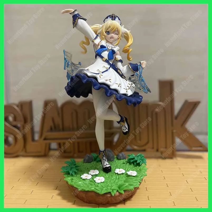 

21cm Genshin Impact Figures Barbara Gunnhildr Anime Figure Kawaii Cute Figurine Statue Model Doll Collectible Decoration Gifts