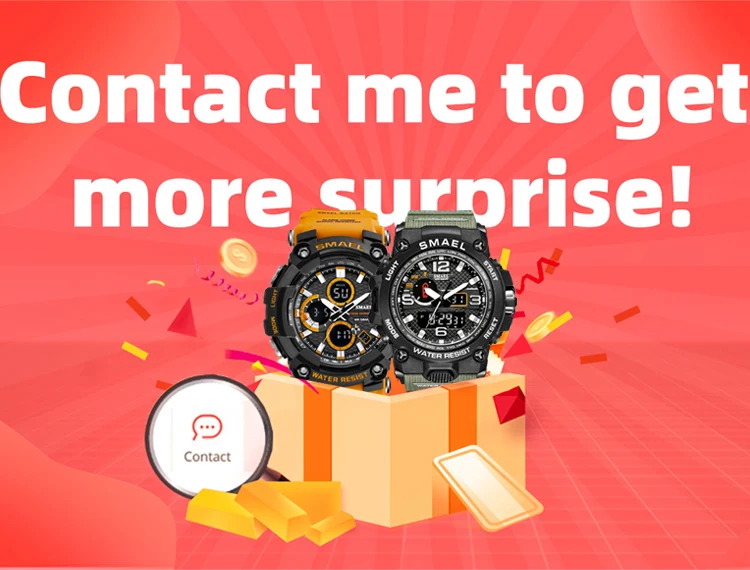SMAEL 8049 Watch Sport LED Light Alarm Clock Dual Time Display WaterproofWeek Auto Date Wristwatches Quartz S75f59a83754147c28b767c5ea6f748bbk