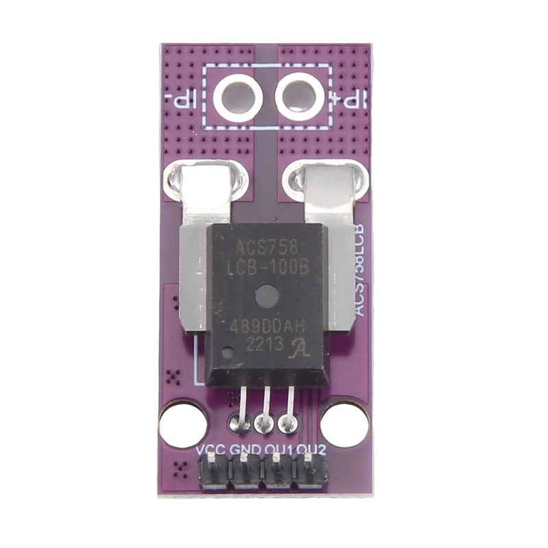 ACS758 ACS758LCB-050B Módulo de corrente Linear Hall Sensor de corrente PFF-T Detecção de corrente 3-5V