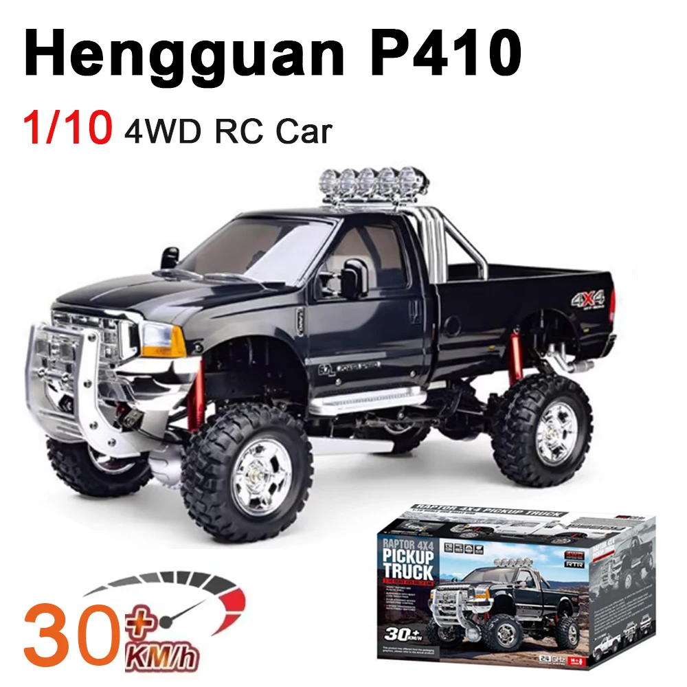 

1/10 HG RC 2.4G 4WD Truck Off road Climbing Vehicle Model High Speed 30Km/h Raptor P410 Remote Control Adult Child Toy Gift