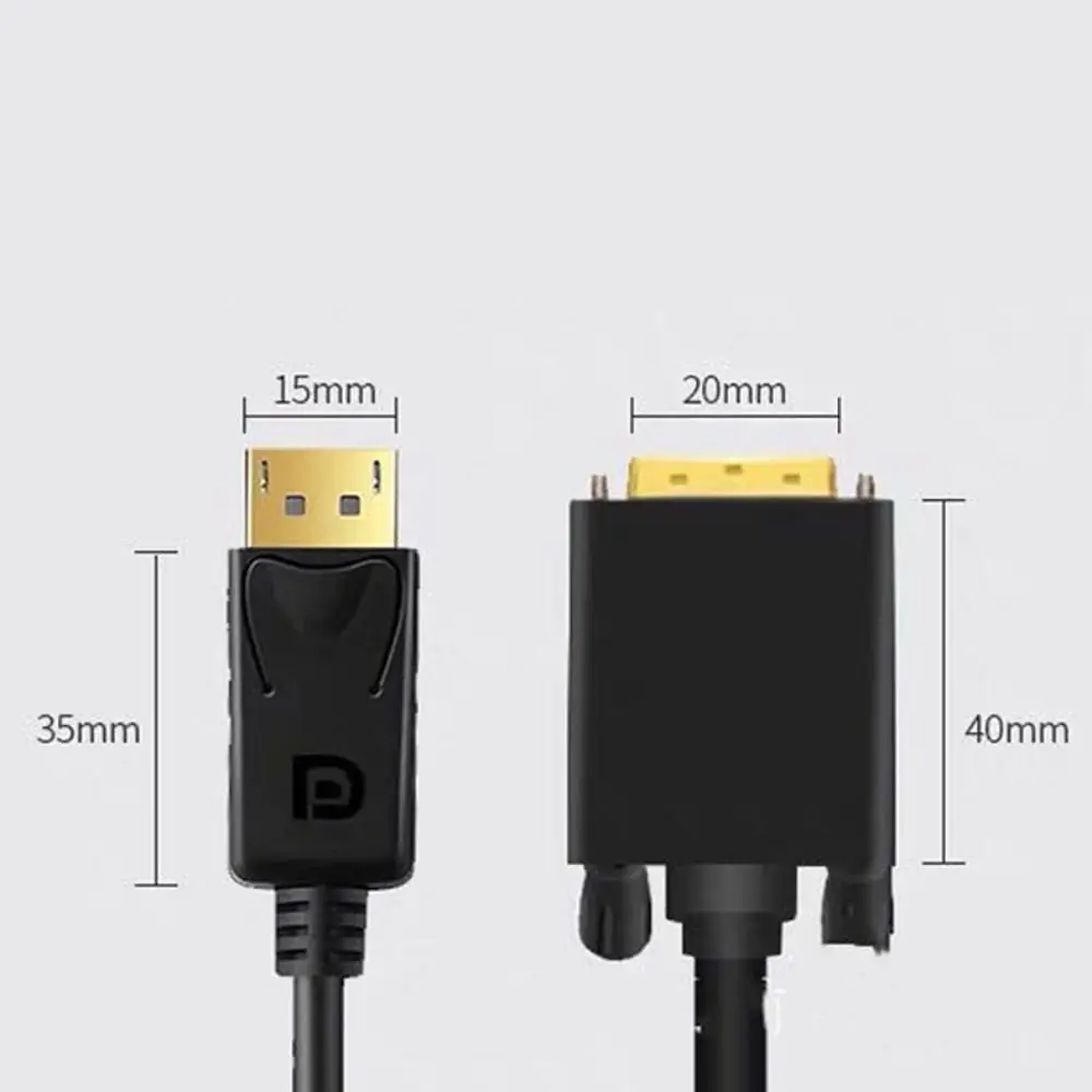 Projector 1080P HDTV Displayport to VGA Adapter Male to Male Conventer DP to VGA Cable