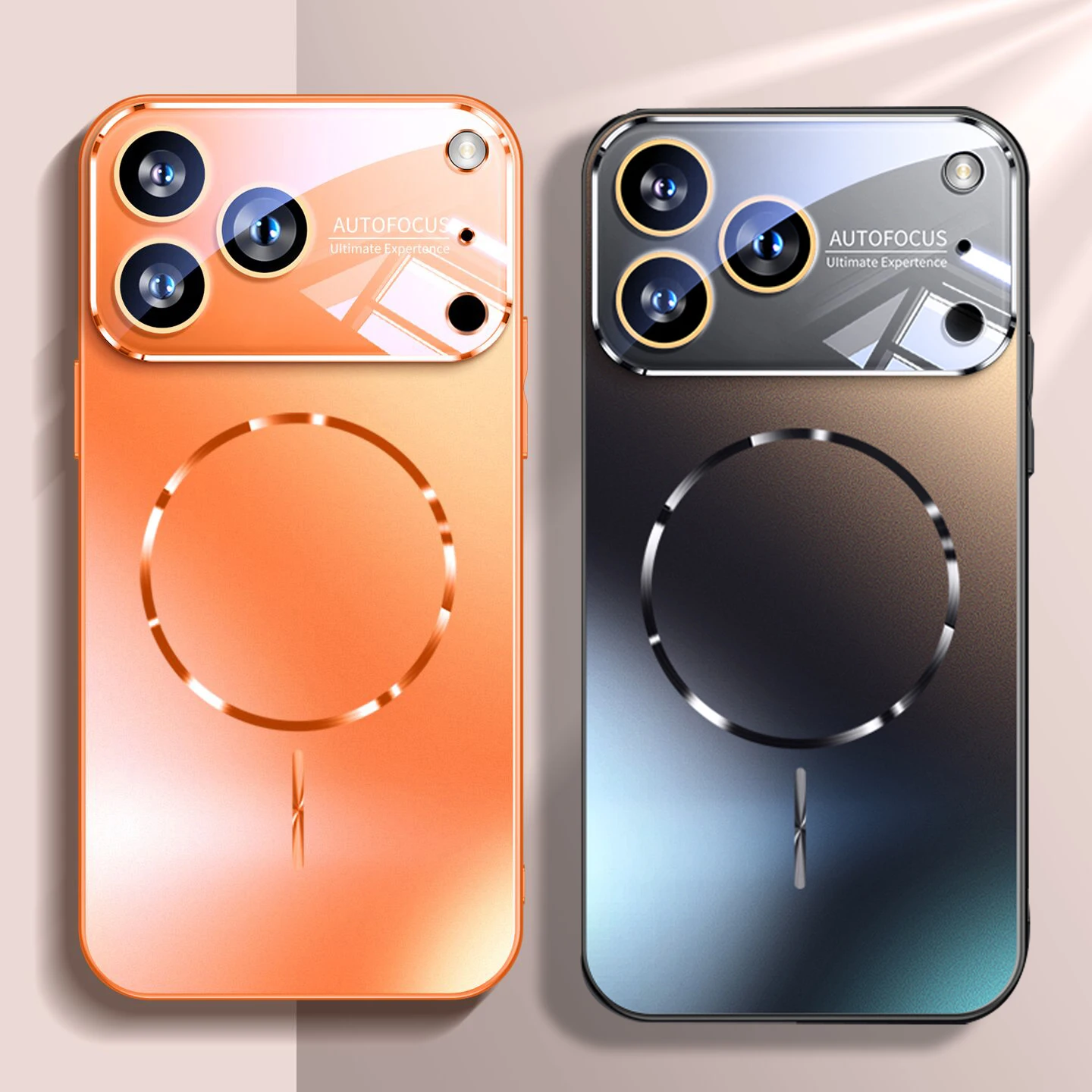 

Luxury Matte AG Nano Hard Case for iPhone 17 Air/17 Pro/16/15/14 Pro Max MagSafe Magnetic Wireless Charging Shockproof Cover
