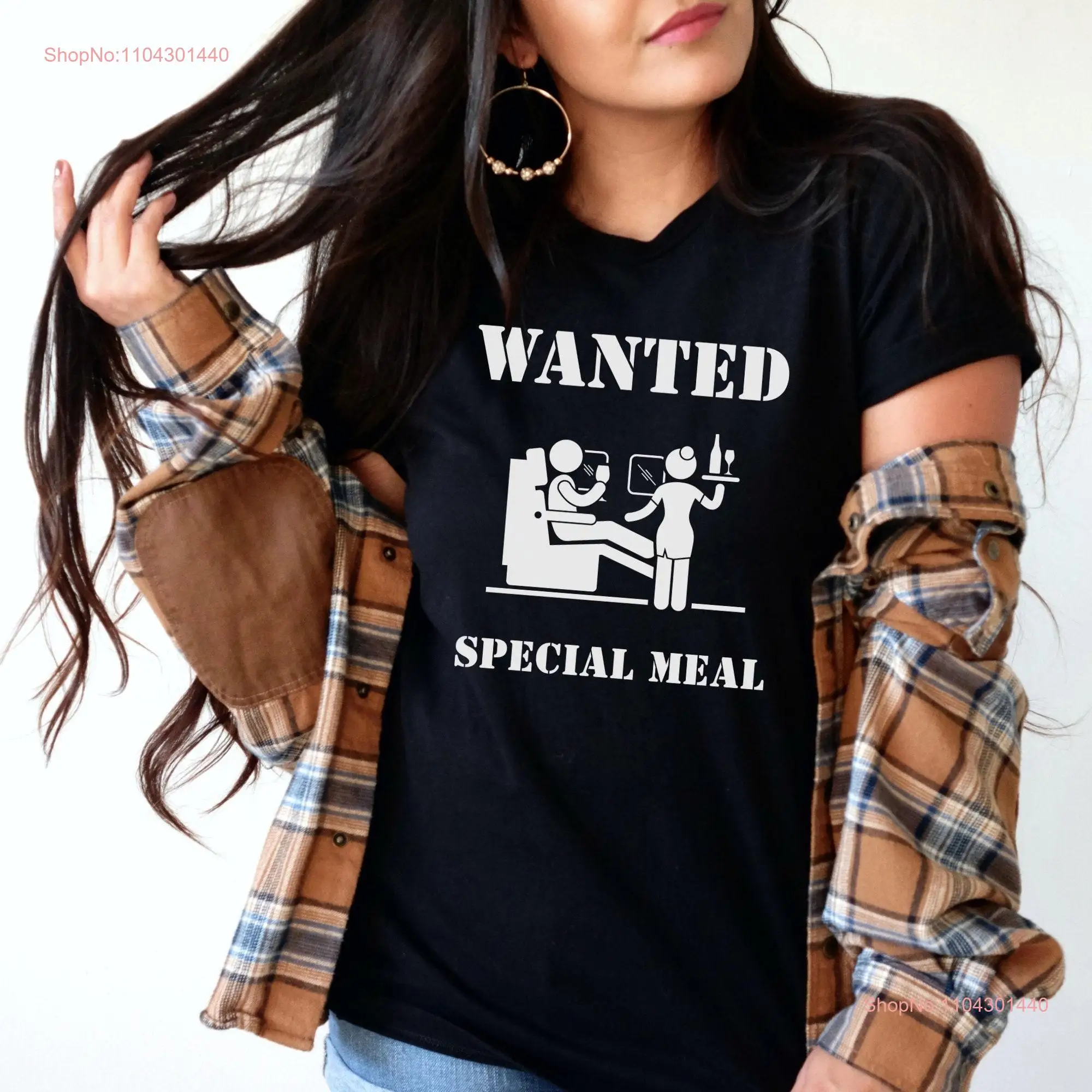 Wanted Special Meal T shirt Funny Quirky Whimsical Witty Original Eye catching Travel Cheeky Humorous Amusing Trendy Cool