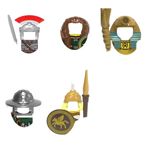 Collectible Medieval Mini Character Figures - Knight Castle & Warrior Theme Building Blocks Set Collectible Gift Toy
