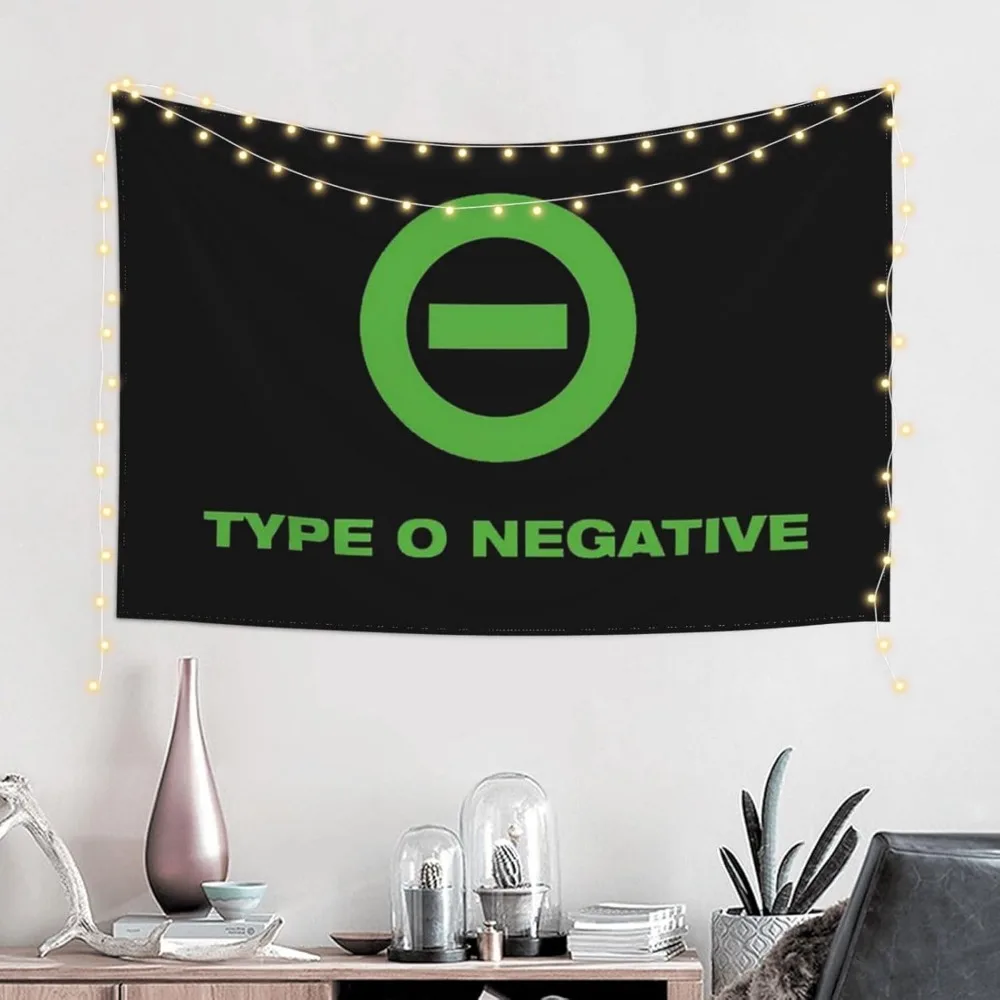 Hsyydac-tapiz de habitación tipo y música O, tapiz artístico de franela negativa, tela de Picnic, póster, estera de Picnic, decoración de pared del hogar, 1 ud.
