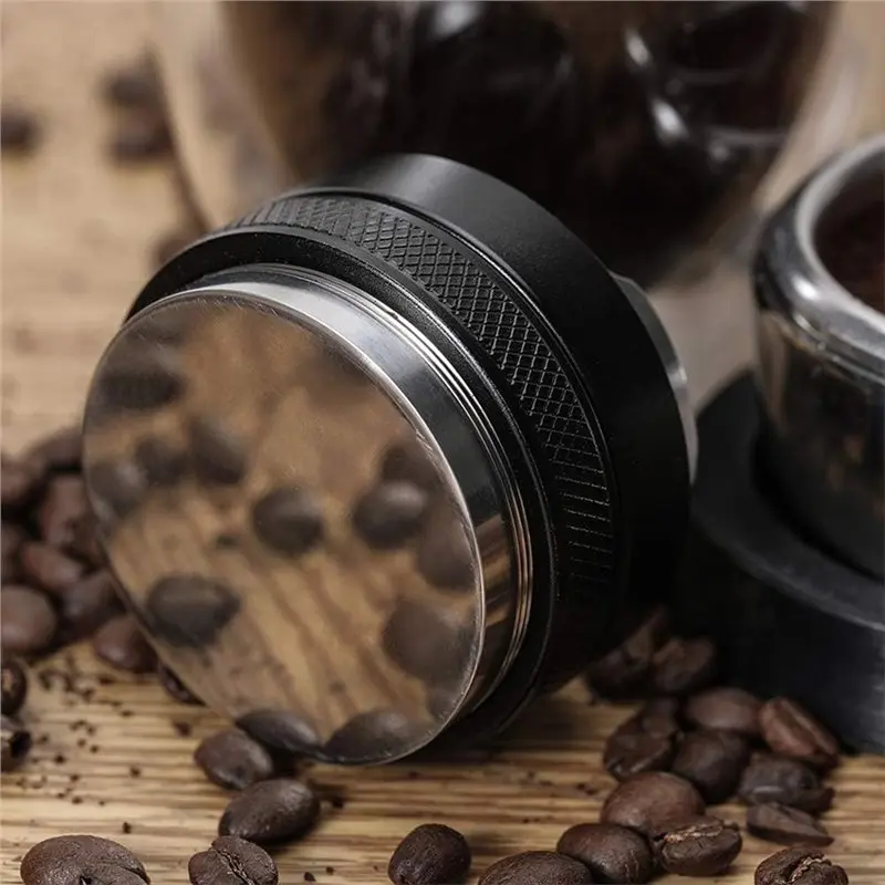 Professional Espresso Hand Tampers 53Mm Coffee Distributor And Dual Head Adjustable Depth Tamper- Coffee Leveling Tool