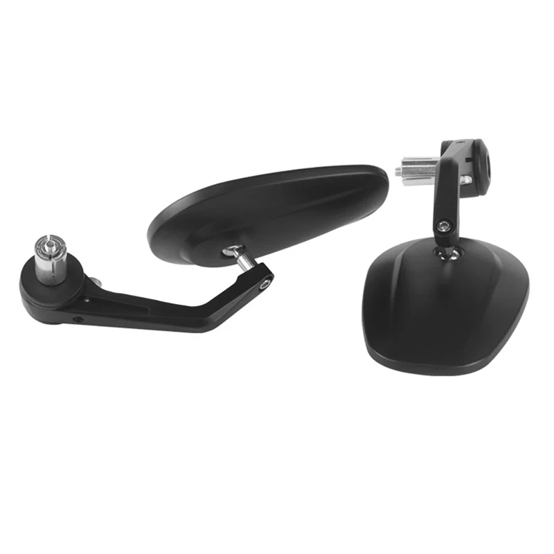 مرآة الرؤية الخلفية البيضاوية للمقود العالمي 22 مم للدراجات النارية - ترقية الرؤية الأساسية