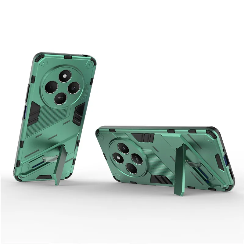 For Xiaomi Redmi 14C Case Redmi 14C 4G Cover Punk Style Holder Bumper Shield Protective Phone Cases For Xiaomi Redmi 14C Funda