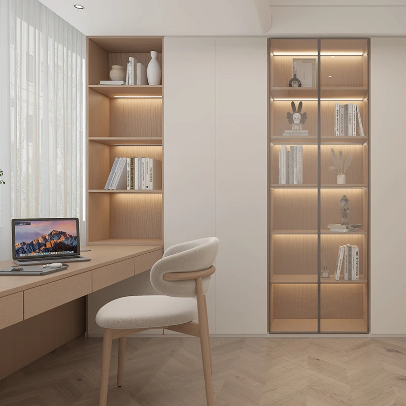 مجموعة أثاث خشبي منزلية كاملة مخصصة احترافية لمشروع الفيلا للديكورات السكنية وعقارات البناء المخصصة