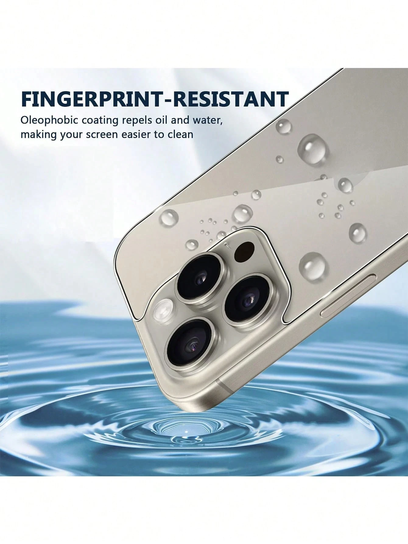 NNBILI 5 قطعة الشاشة الخلفية الزجاج المقسى آيفون 16 15 12 14 13 11 برو ماكس 16e 12 13 الهواتف الصغيرة واقي للشاشة الخلفية الأفلام