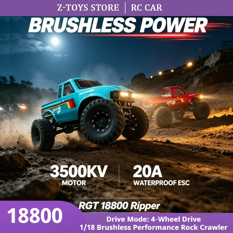 Outdoor Power Meter Bike - RGT 18800 Ripper 1/18 RC Rock