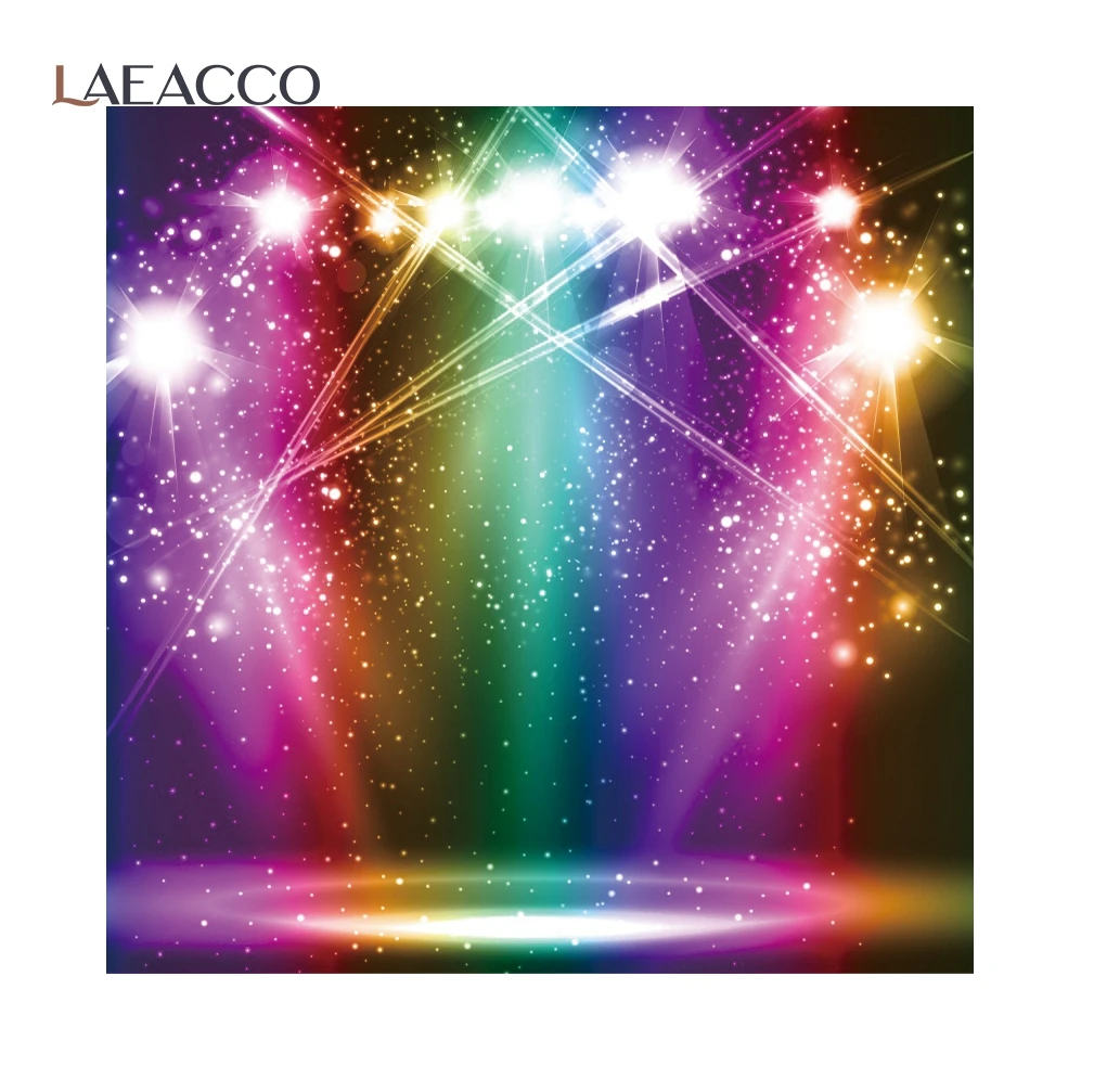 ديسكو حفلة رقص خلفية تحت عنوان عيد ميلاد مشرقة الأضواء الداخلية ديكور التصوير الدعائم أصدقاء صورة راية خلفية