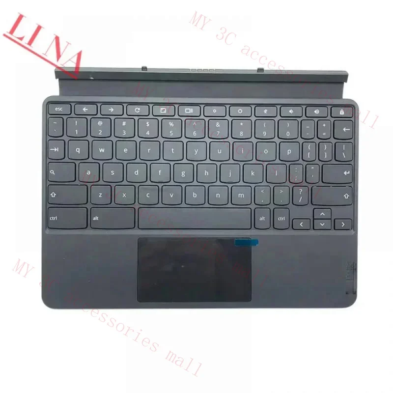 

Клавиатура для Lenovo CT-X636F IdeaPad duet Chromebook 10.1, клавиатура планшета JP US fr GR ND CA it, британская раскладка, кронштейн, чехол