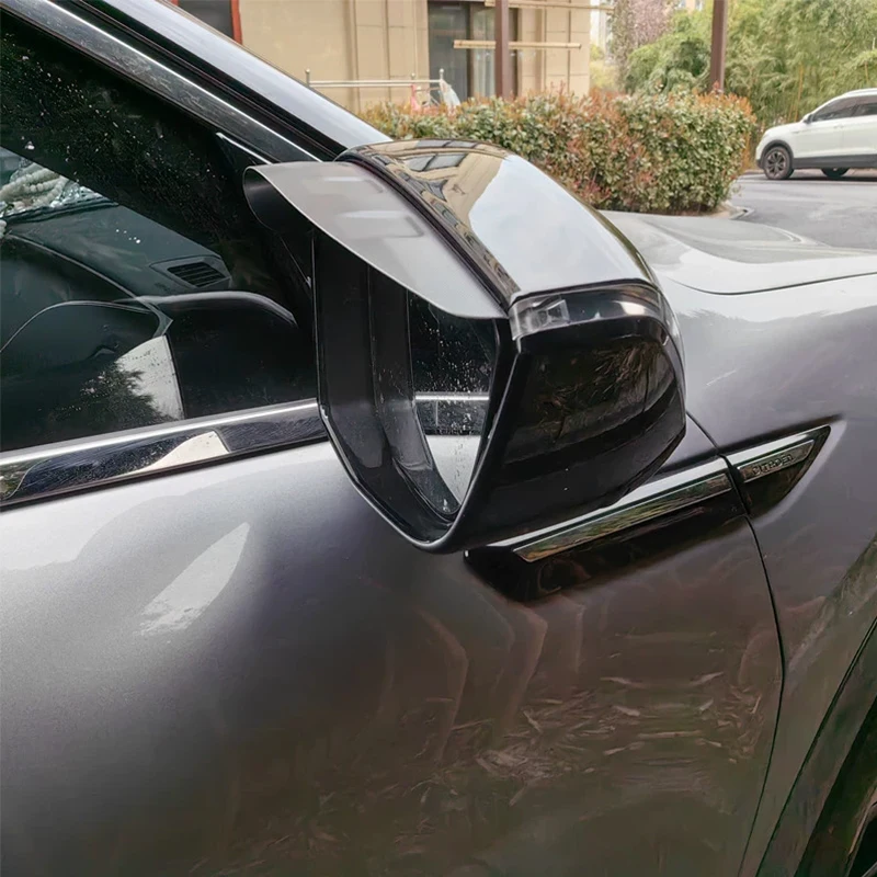 Car rearview mirror rain eyebrow protection frame exterior protective component For Peugeot 408 2023 2024 2025