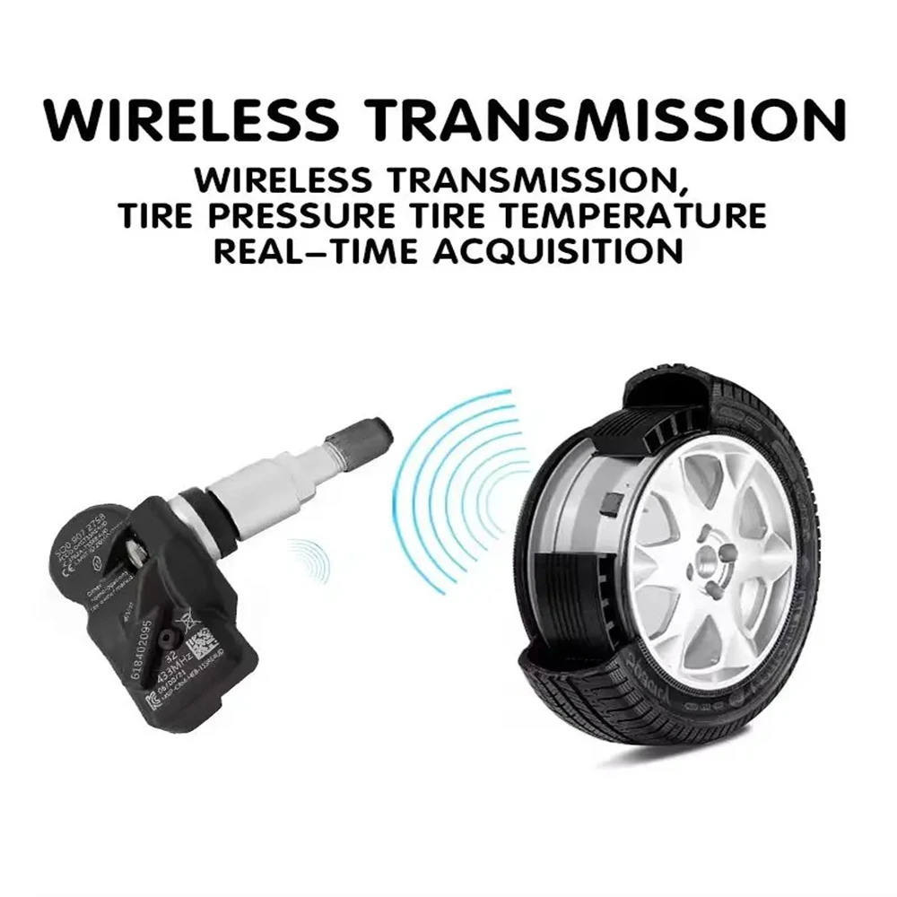 

1/4PCS 433MHZ TPMS Tire Pressure Sensor For Citroen Berlingo C4 C5 DS4 DS5 For Peugeot 207 3008 408 5008 9802003680 9811536380
