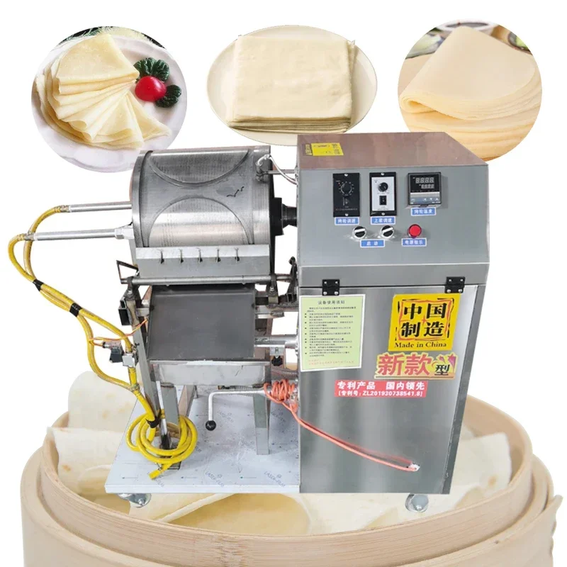 

Automatic Pancake Making Machine For Make Spring Roll Pie Spring Roll Crust Making Machine Thousand Layer Cake Machine