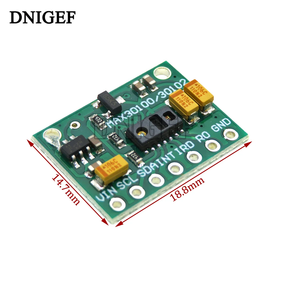 Low Power MAX30100 MAX30102 Sensor Heart Rate Breakout Board UNTUK Arduino Modul Sensor Oksigen Darah MAX30100 Pulse Oximeter