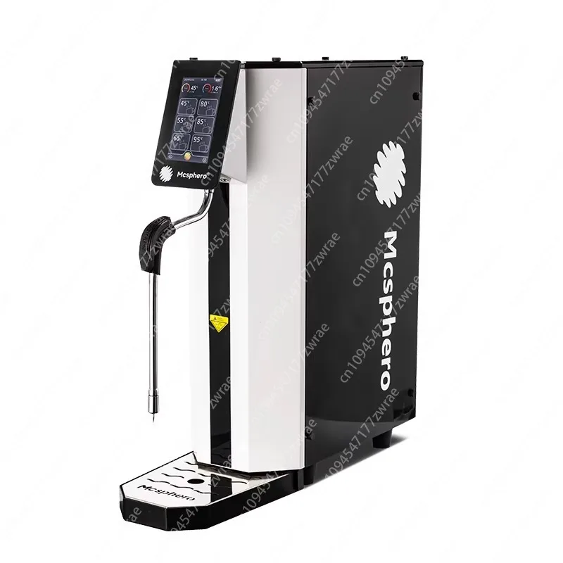 Commercial Milk Tea Heating Machine Smart Touch Screen Temperature Settings Steamer Milk Frother for Cafe Boba Tea Shop